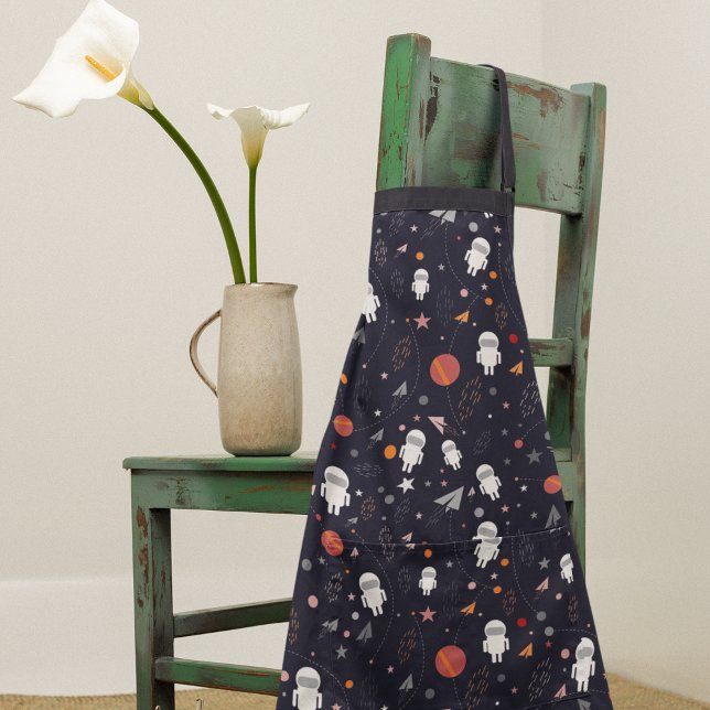 Tablier Motif de l'astronaute Doodle (astronaut apron)