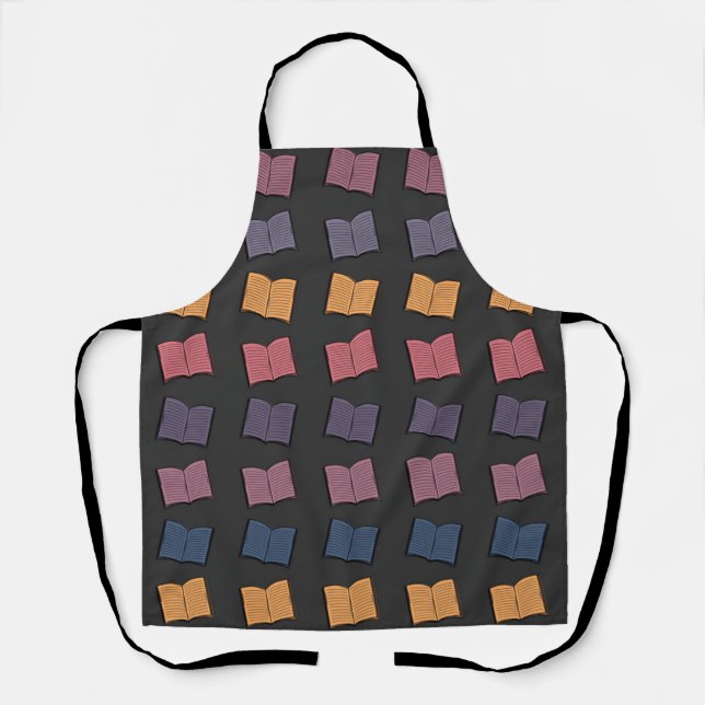 Tablier Motif de livre (Recto)