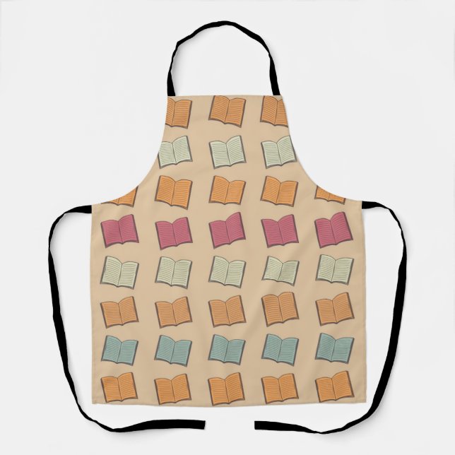 Tablier Motif de livre (Recto)