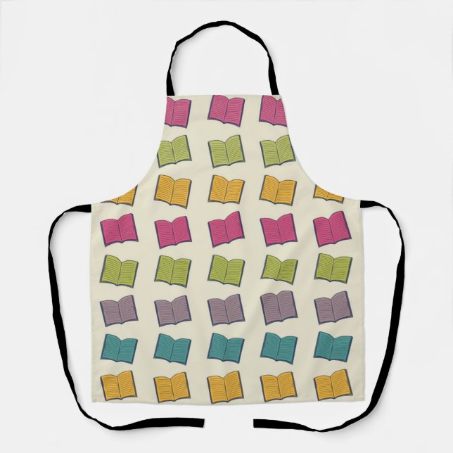 Tablier Motif de livre (Recto)