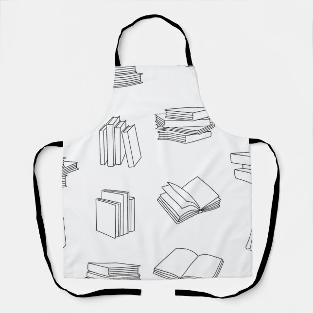 Tablier Motif de livre (Recto)