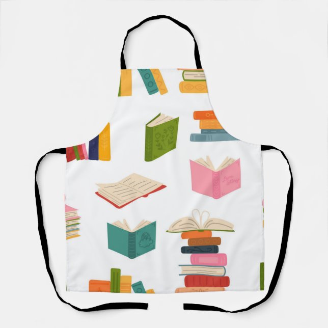 Tablier Motif de livre (Recto)