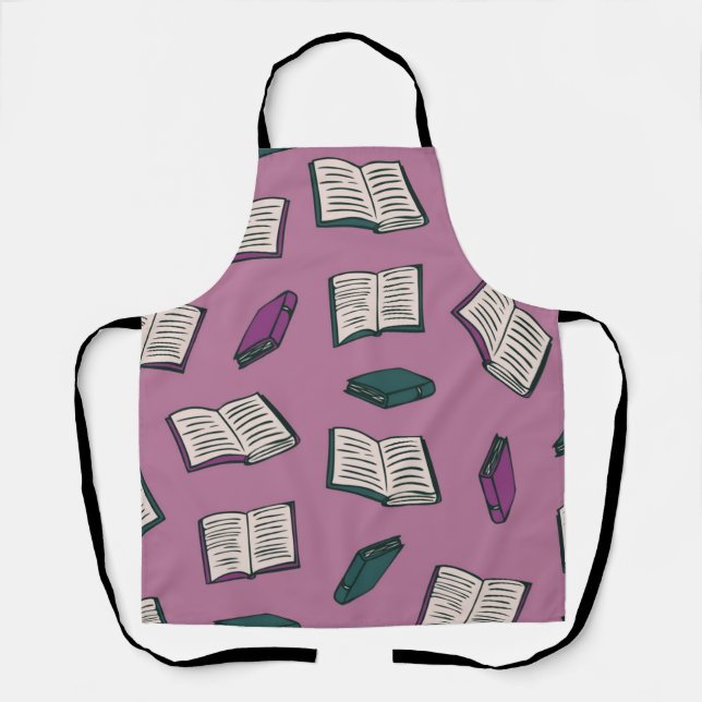 Tablier Motif de livre (Recto)
