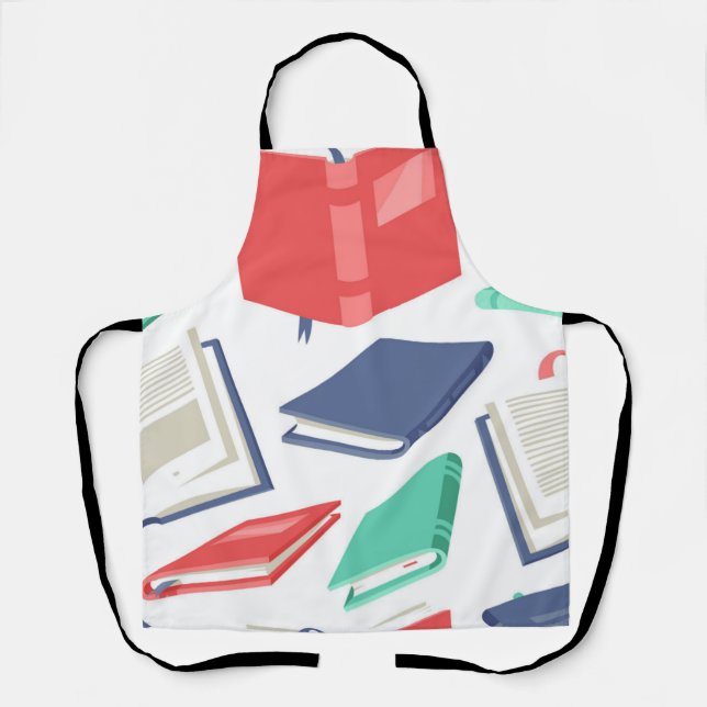 Tablier Motif de livre (Recto)
