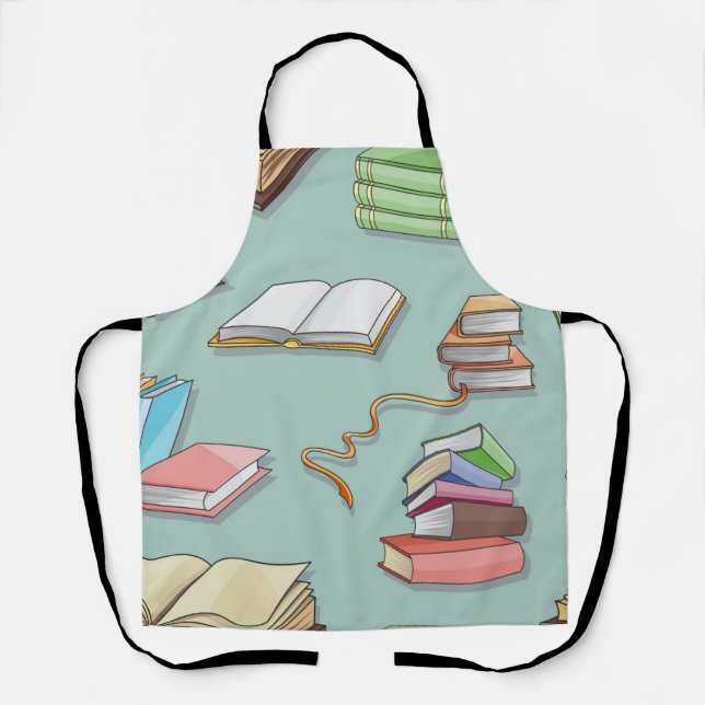 Tablier Motif de livre (Recto)