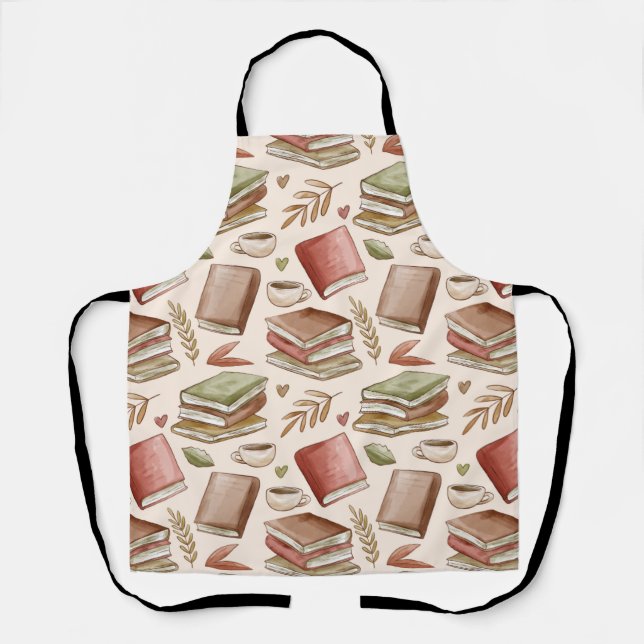 Tablier Motif de livre (Recto)