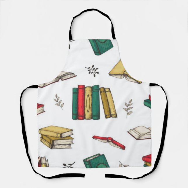 Tablier Motif de livre (Recto)