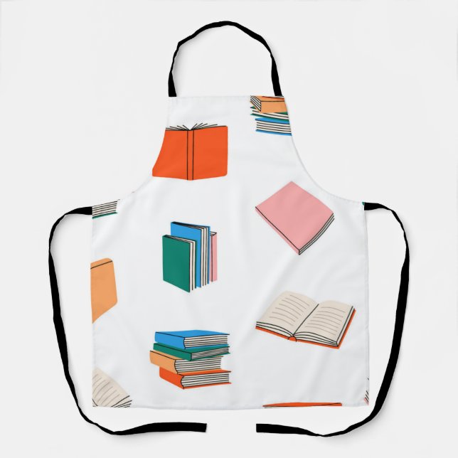 Tablier Motif de livre (Recto)