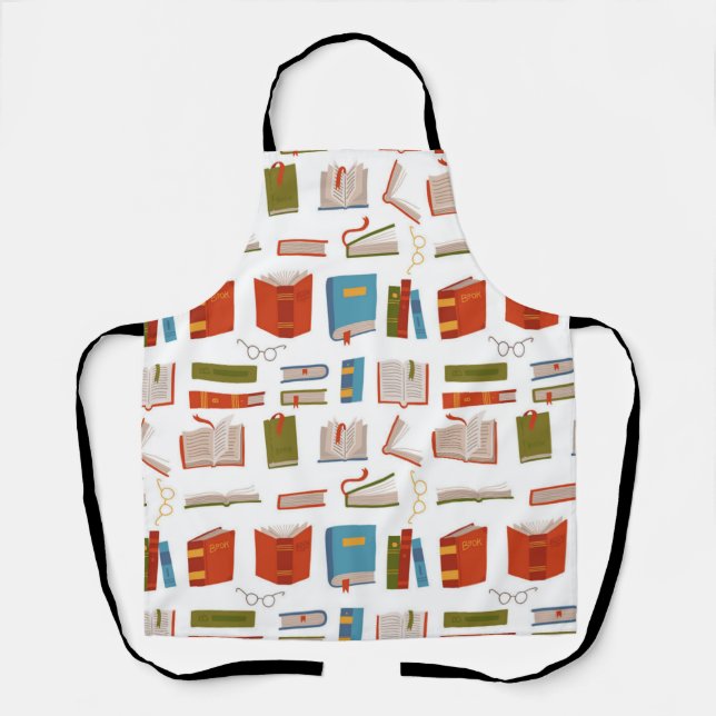 Tablier Motif de livre (Recto)