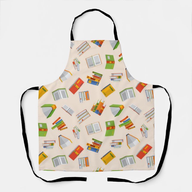 Tablier Motif de livre (Recto)