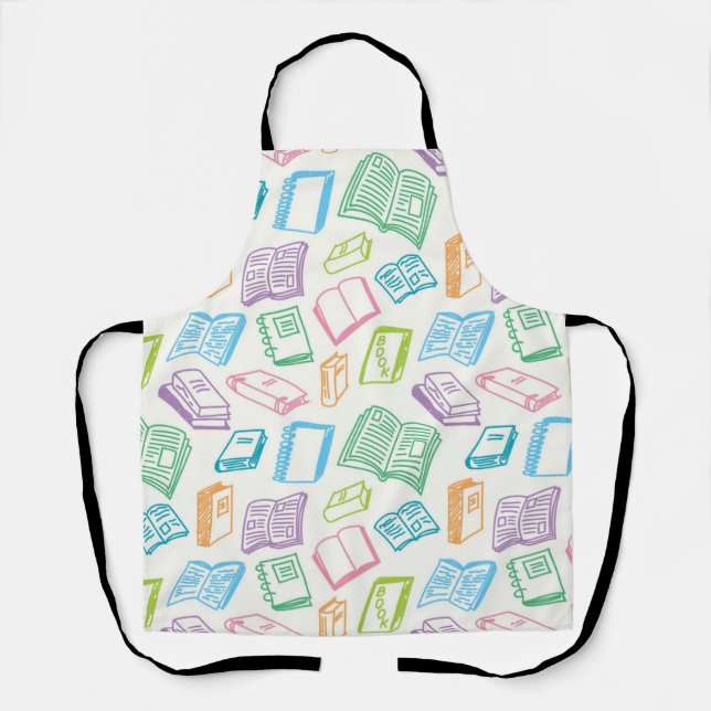 Tablier Motif de livre (Recto)