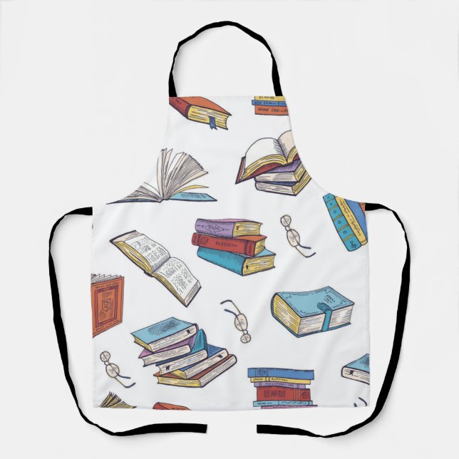 Tablier Motif de livre (Recto)