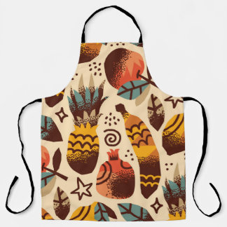 Tablier Motif de mélange de fruits tropicaux colorés