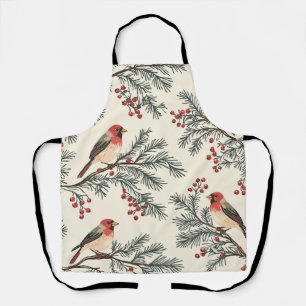 Tablier Motif de Noël vintage Woodland (16)