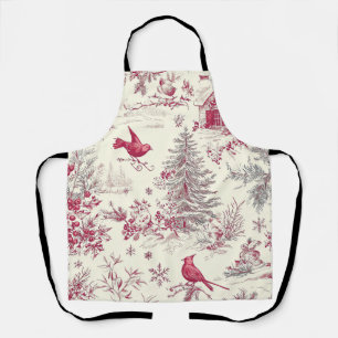 Tablier Motif de Noël vintage Woodland (17)