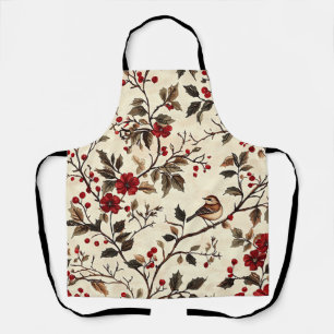Tablier Motif de Noël vintage Woodland (22)