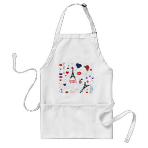 Tablier Motif de Paris avec Tour Eiffel
