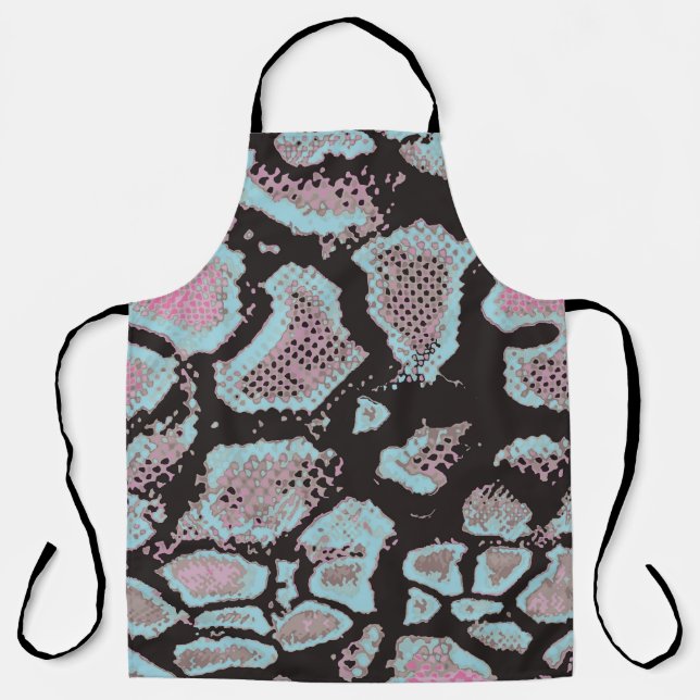 Tablier Motif de peau animale, design vintage. (Recto)