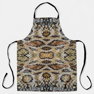 Tablier motif de peau de serpent. Poster de animal vintage