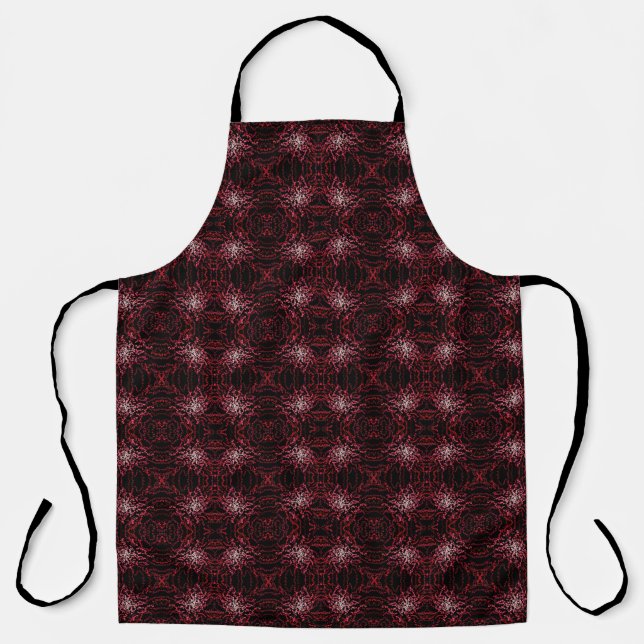 Tablier Motif de points de éclaboussure abstraits de roses (Recto)