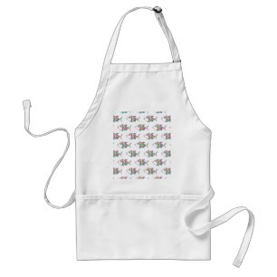 Tablier Motif de poisson Abstrait