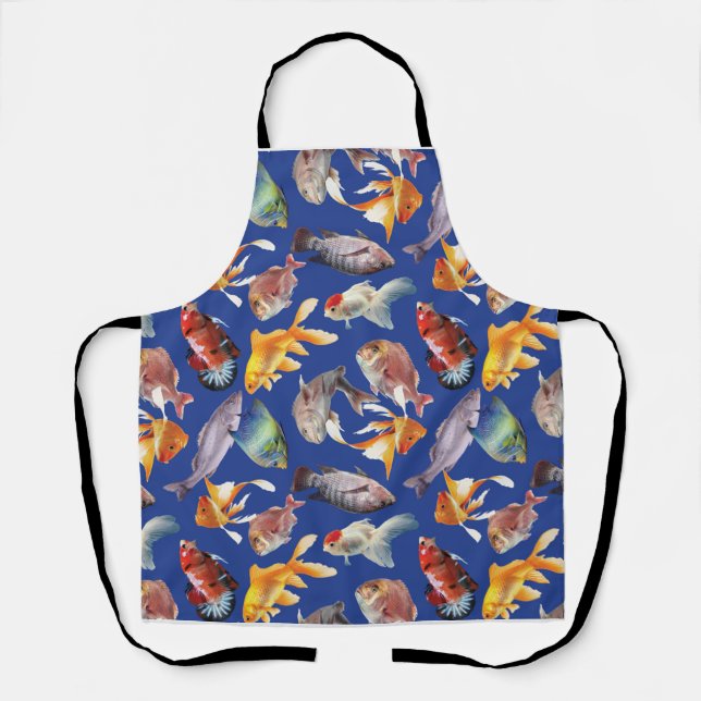 Tablier Motif de poissons tropicaux (Recto)