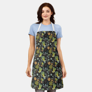 Tablier Motif de printemps foncé