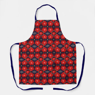 Tablier Motif de Red Petunia