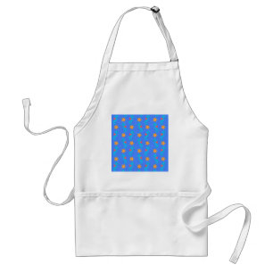 Tablier Motif De Seahores Bleues Et De Starfish