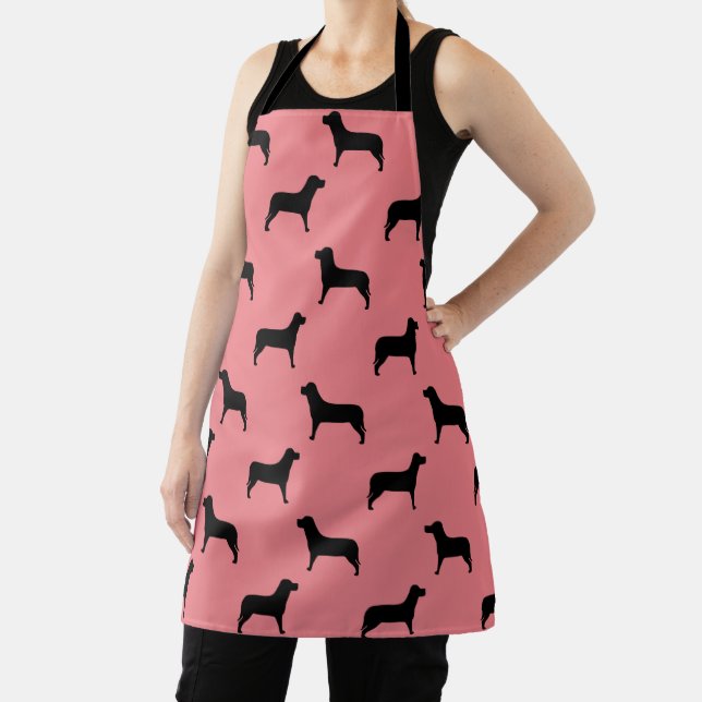 Tablier Motif de silhouette de chien du Labrador Retriever (Insitu)