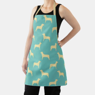 Tablier Motif de silhouette de chien du Labrador Retriever