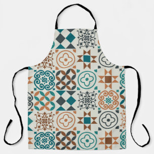 Tablier motif de tuiles vintage. illustration vintage