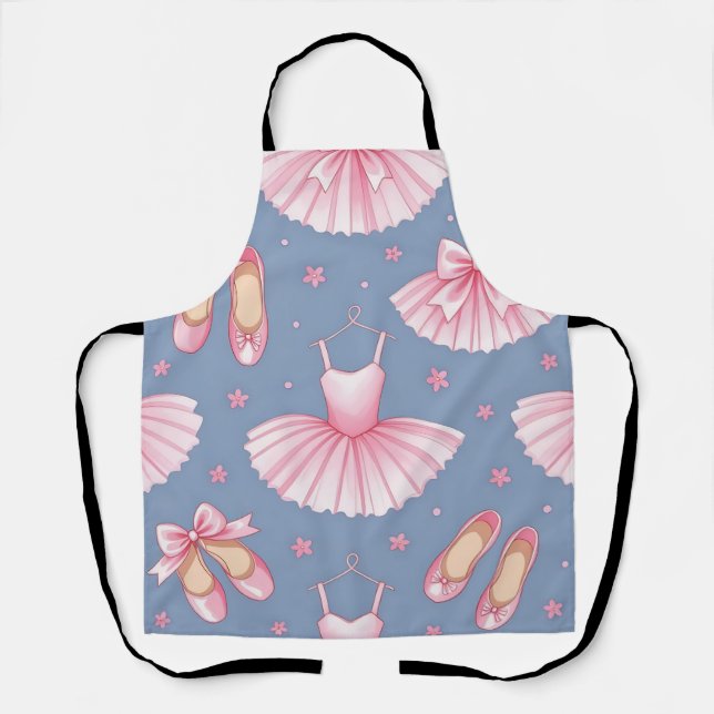 Tablier Motif de tutu de ballet rose (Recto)
