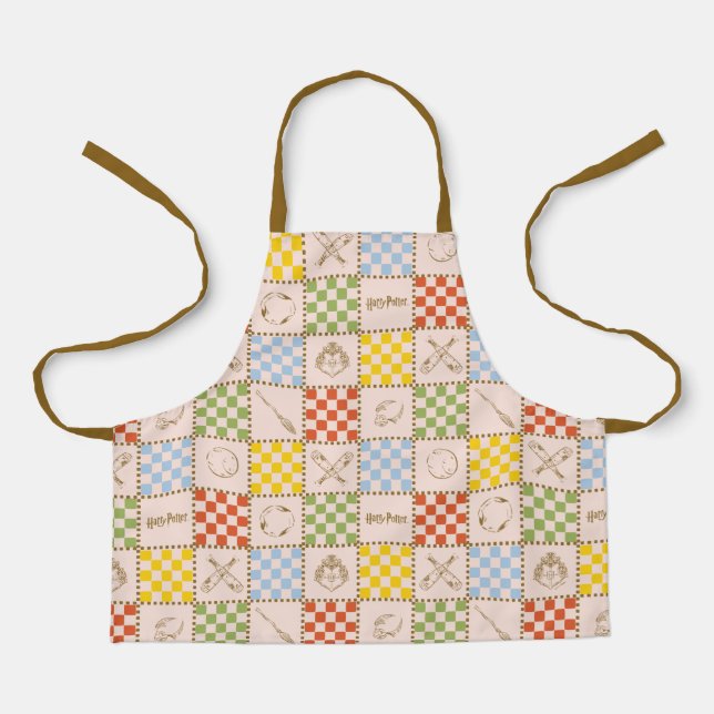 TABLIER MOTIF DE VÉRIFICATEUR D'ÉQUIPE QUIDDITCH™ HOGWARTS (Recto)