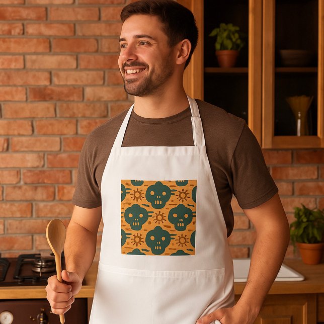 Tablier Motif de visage ethnique africain Masque tribal (Créateur téléchargé)