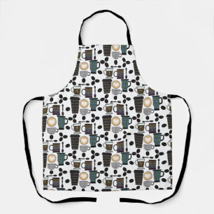 Tablier Motif des amateurs de café, de légumes, de légu