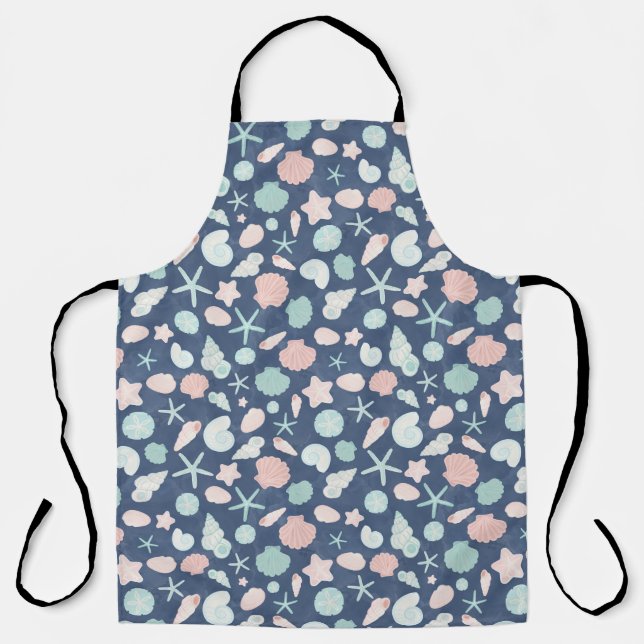 Tablier motif des coquillages (Recto)