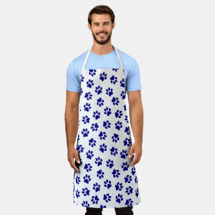 Tablier Motif Des Paws, Paws Chiens, Paws Bleus Marine
