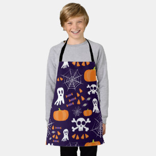 Tablier Motif d'Halloween amusant