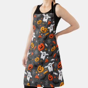 Tablier Motif d'Halloween coloré