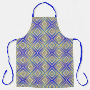 Tablier Motif diamant alternatif Bleus de marine