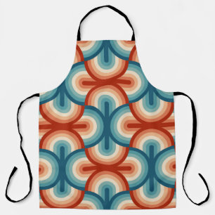 Tablier Motif d'illustration de bandes arc-en-ciel