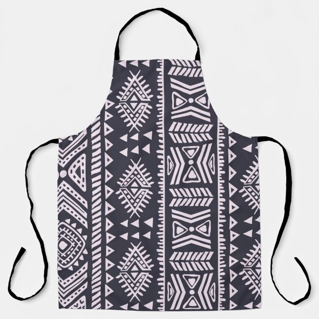 Tablier Motif d'illustration ethnique tribal (Recto)