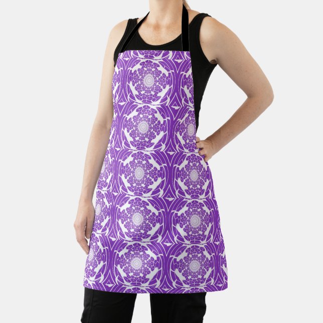 Tablier Motif dimensionnel Purple Passion (Insitu)