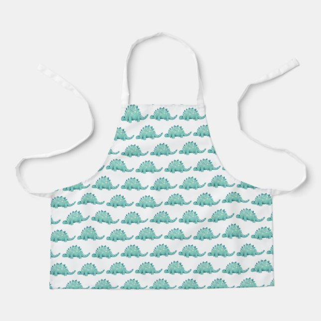 Tablier Motif dinosaure Stegosaurus pour enfants (Recto)