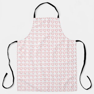 Tablier Motif dooddle du coeur