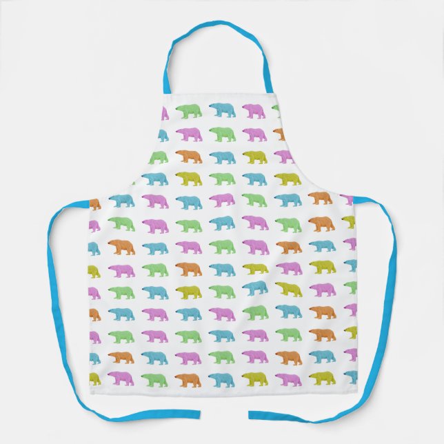 Tablier Motif d'ours polaire (Recto)