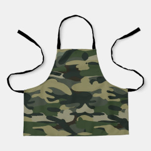 Tablier Motif du camouflage militaire vert