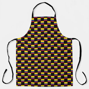 Tablier motif du drapeau À damiers Colombie