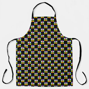Tablier motif du drapeau À damiers République centrafricai